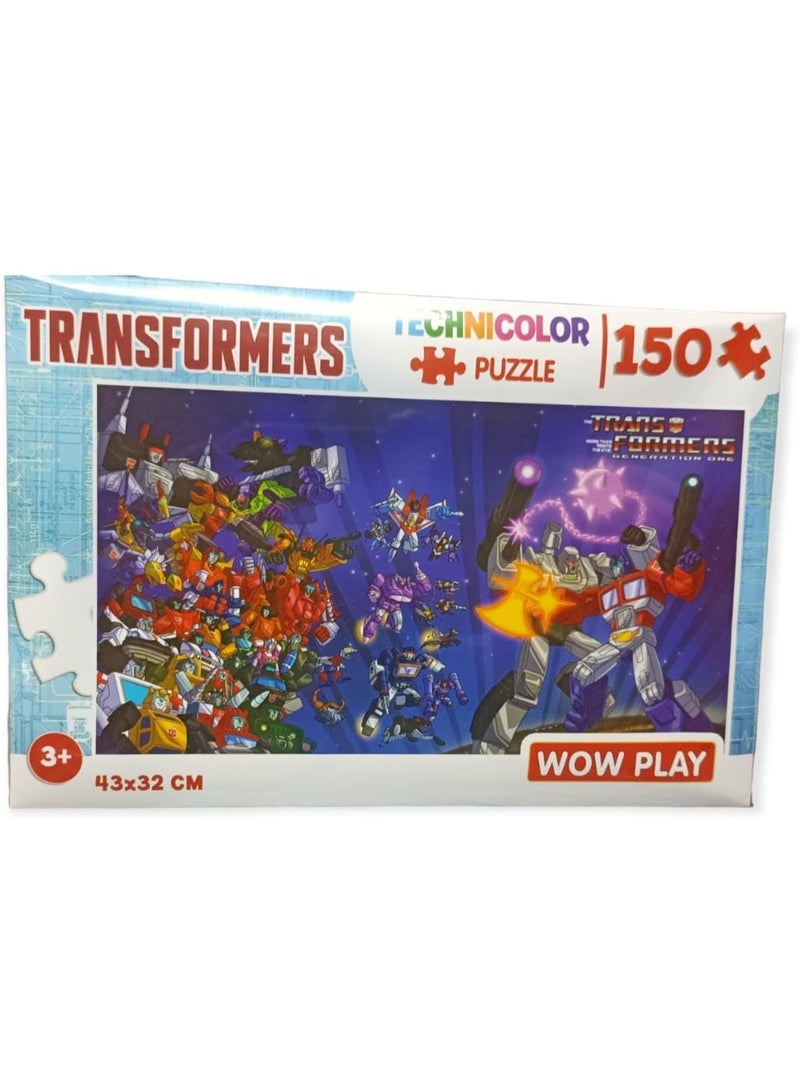 Wow Transformers Puzzle Game, 150 Pieces, 43cm