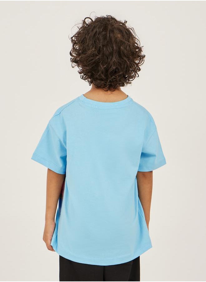 Styli Avenger Graphic Print Dropped Shoulder Oversized T-Shirt  - Image 4