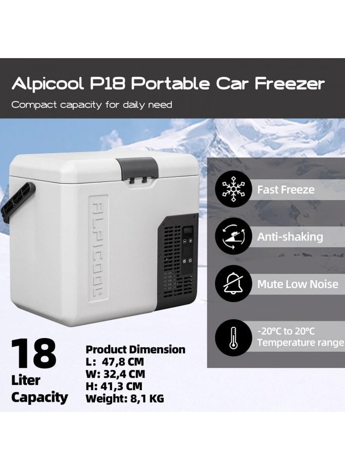 Alpicool - Cooling refrigerator for cars and trips with a capacity of 18 liters - Image 1