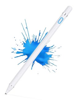 Active Stylus Pen Compatible with iOS Android Touch Screens Stylus Pens for Touch Screens Rechargeable for iPad Pro Air Mini iPhone Cellphone Samsung Tablet Drawing and Writing