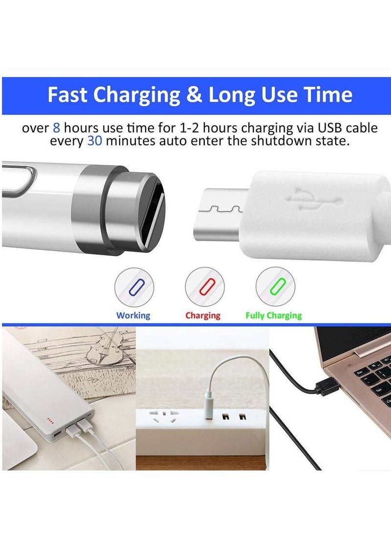 BORTONY - Active Stylus Pen Compatible with iOS Android Touch Screens Stylus Pens for Touch Screens Rechargeable for iPad Pro Air Mini iPhone Cellphone Samsung Tablet Drawing and Writing - Image 1