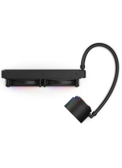 ان زد اكس تي مبرد معالج مائي NZXT Elite 240mm RGB AIO مع شاشة 60 هيرتز اسود  - Image 2