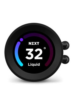 ان زد اكس تي مبرد معالج مائي NZXT Elite 240mm RGB AIO مع شاشة 60 هيرتز اسود  - Image 3