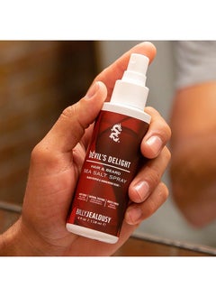 Billy Jealousy Billy Jealousy Devil's Delight Sea Salt Spray, Texturizing and Volumizing Hair Spray With Natural Conditioner, 4 fl. oz.  - Image 5