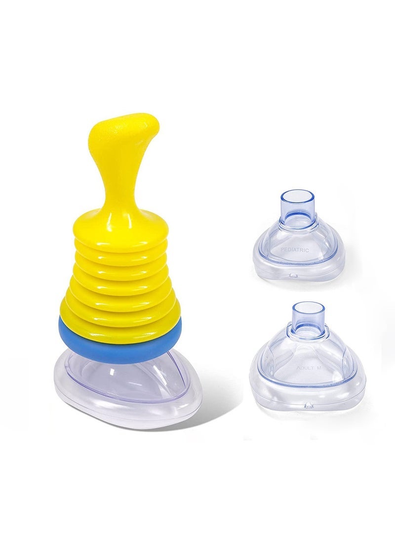 general Choking Emergency Device Respiratory Trainer Choking Emergency Rescue Mask Artificial Cardiopulmonary Device - Image 1