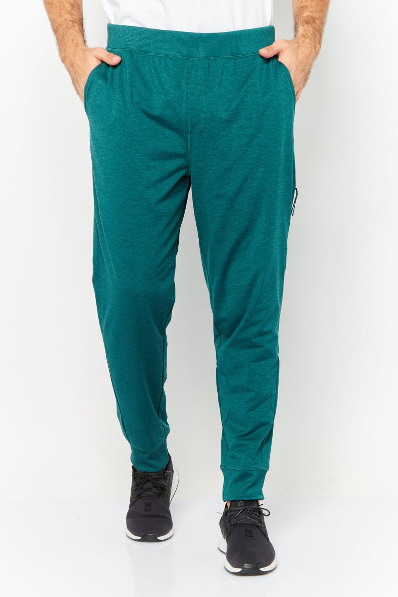 Gaiam Men Slim Fit Plain Jogger Pants, Green - Image 1