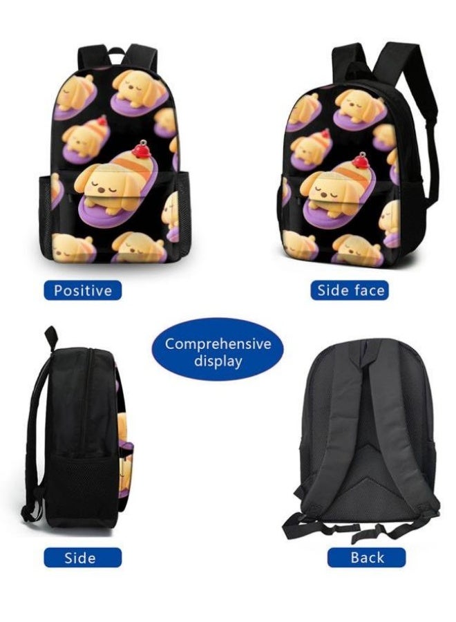 Bright Li Fire Fashion is unlimited! Cartoon bag three-piece set, suitable for a variety of scenes for students and teenagers (available for students, children, friends on outings, mountain climbing, school, etc.) - 66 - Image 3