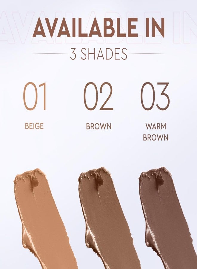 C2P PROFESSIONAL MAKEUP C2P Pro Cream Contour Palette For Women | Bronzer For Face Makeup | Long Lasting Blendable and Buildable Formula with Matte Finish | Infused with Shea and Cocoa Butter - 4g (Beige, Amber 01) - Image 5
