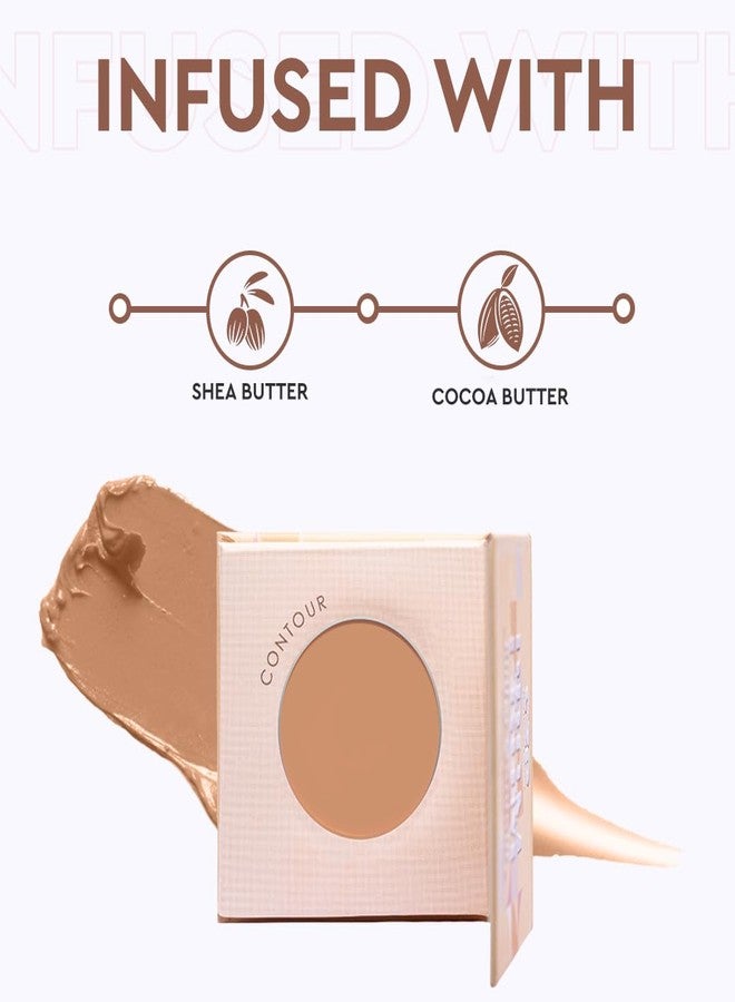 C2P PROFESSIONAL MAKEUP C2P Pro Cream Contour Palette For Women | Bronzer For Face Makeup | Long Lasting Blendable and Buildable Formula with Matte Finish | Infused with Shea and Cocoa Butter - 4g (Beige, Amber 01) - Image 3