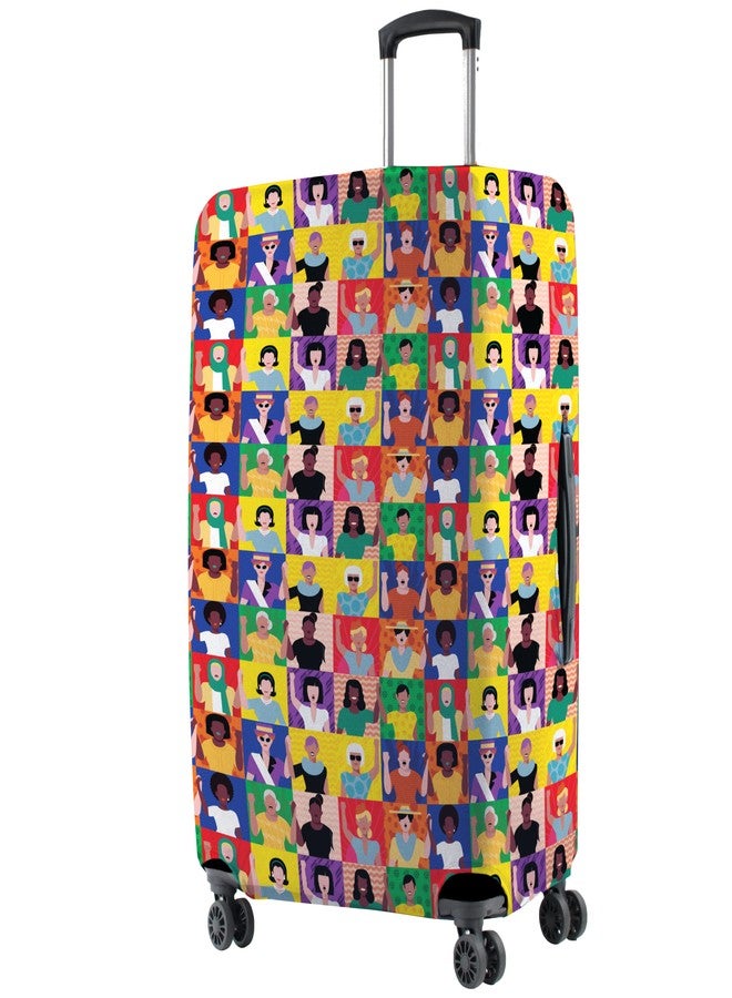 Nasher Miles Polyester 75 (28 Inch) Large Protective Luggage Cover - Women Design - Image 1