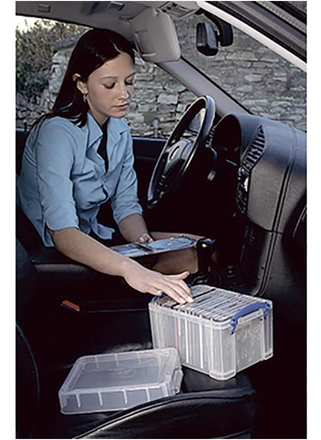 Really Useful Really Useful 64 Litre Storage Box Clear  - Image 3