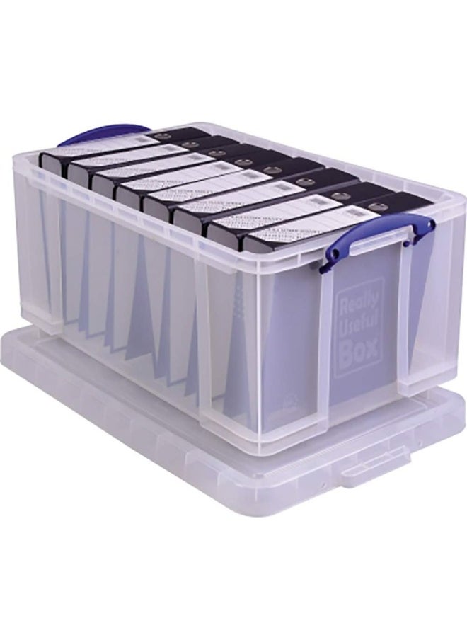 Really Useful Really Useful 64 Litre Storage Box Clear  - Image 1