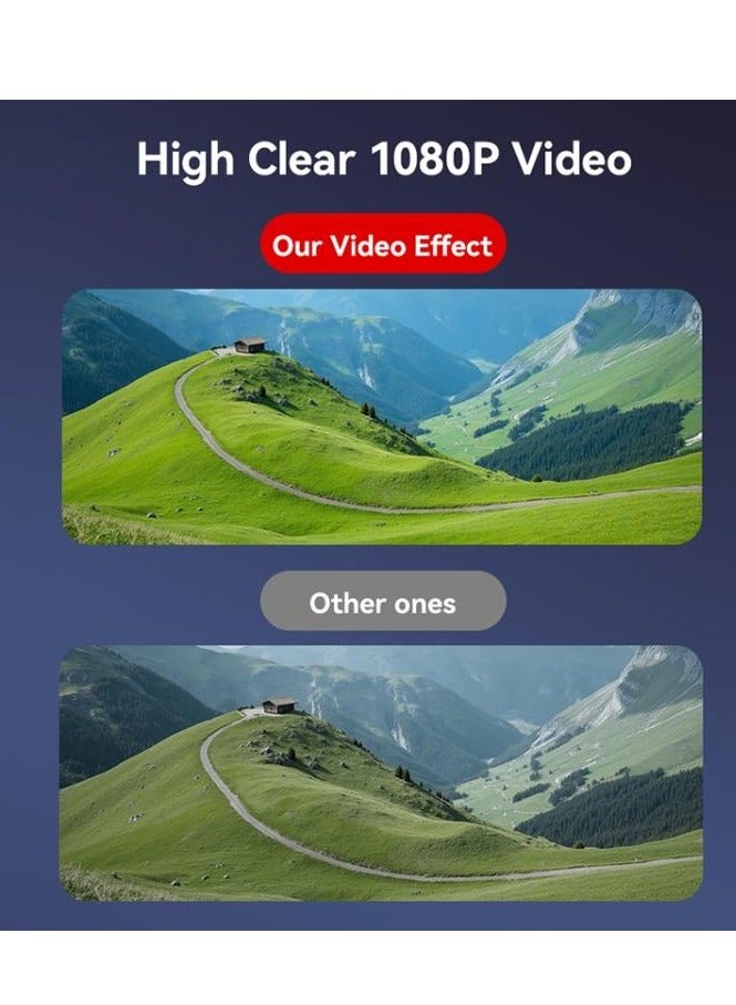 1080P Outdoor Camera with 180° Rotating Lens & 1.3" HD Screen OUTDOOR BODY CAMERA BLACK - Image 5