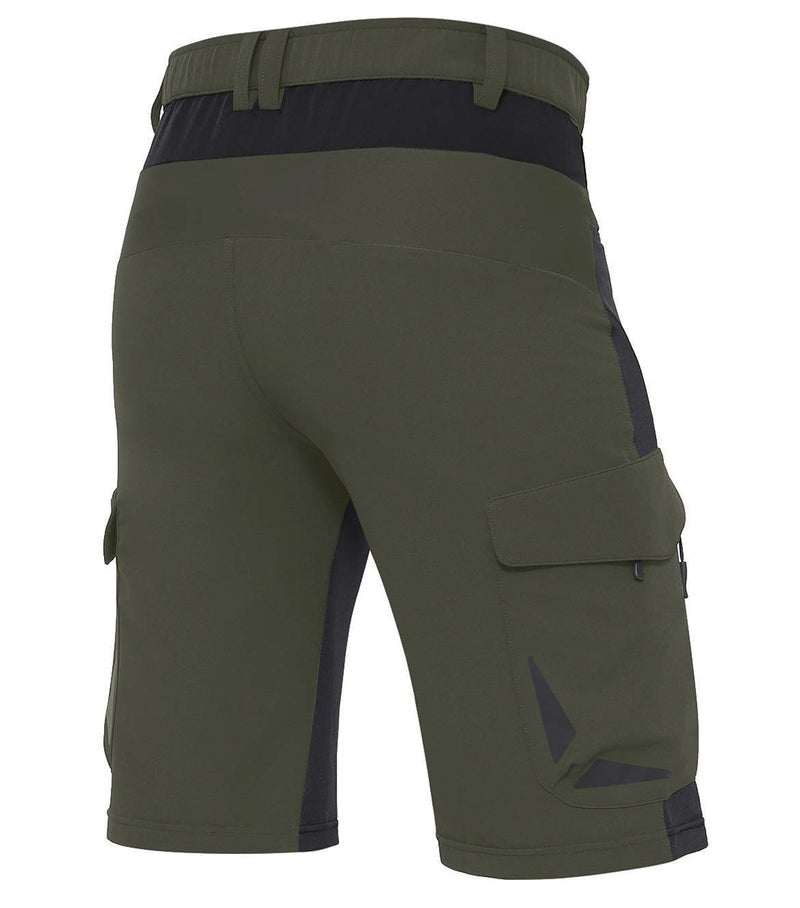 XKTTAC Men's Outdoor Quick Dry Lightweight Cargo Shorts for Hiking, Casual, Camping, Tactical, Fishing, Golf, Travel with 6 Pockets (Green, X-Large) - Image 3