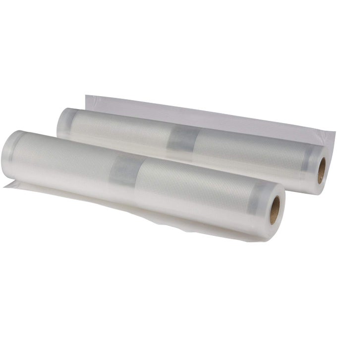 VS04R TWO 11 X 20 VACUUM SEALER ROLLS FOR CUSTOMSIZED VACUUM SEALER BAGS COMPATIBLE WITH VACUUM SEALERS AND OTHER BRANDS