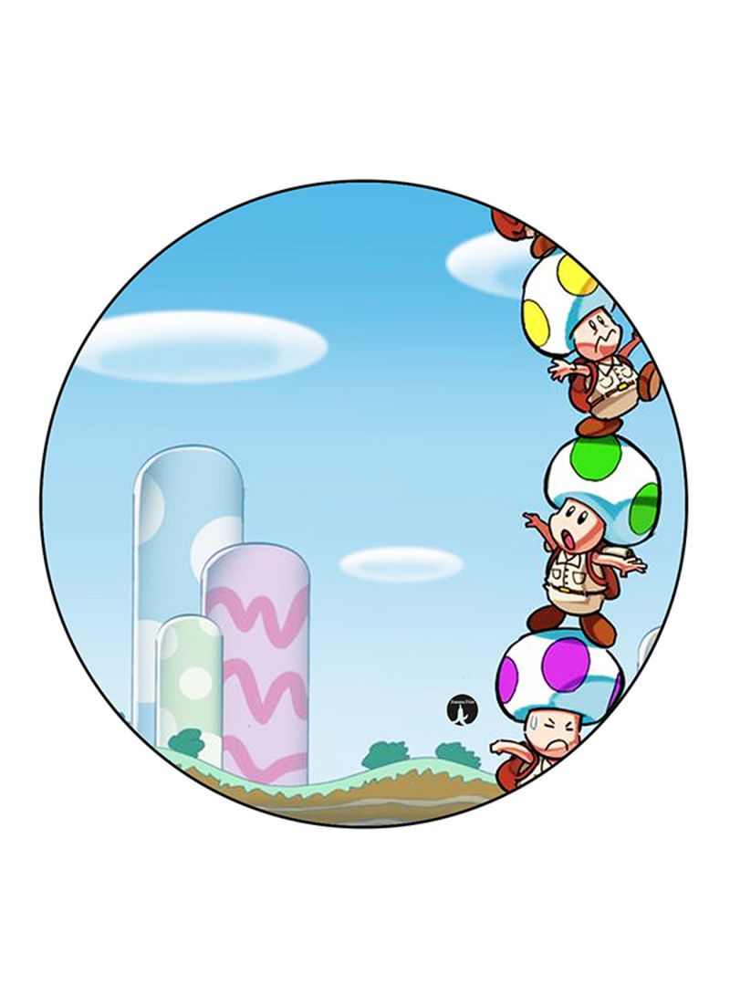 Video Game Super Mario Printed Mouse Pad Multicolour