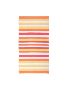 BYFT Jacquard Beach Towel (86 x 162 cm) 390 Gsm Orange Cotton  - Image 2