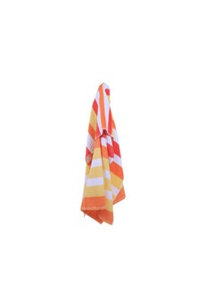 BYFT Jacquard Beach Towel (86 x 162 cm) 390 Gsm Orange Cotton  - Image 3
