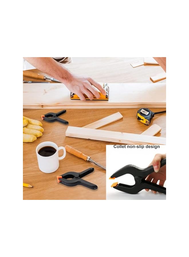 promass 10 Pack Professional Plastic Large Spring Clips, Heavy Duty Spring Clips for Crafts or Plastic Clips and Background Clips, Clips for Background Stands, Photography, Home Decoration (10) - Image 5