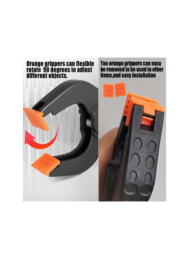 promass 10 Pack Professional Plastic Large Spring Clips, Heavy Duty Spring Clips for Crafts or Plastic Clips and Background Clips, Clips for Background Stands, Photography, Home Decoration (10) - Image 4