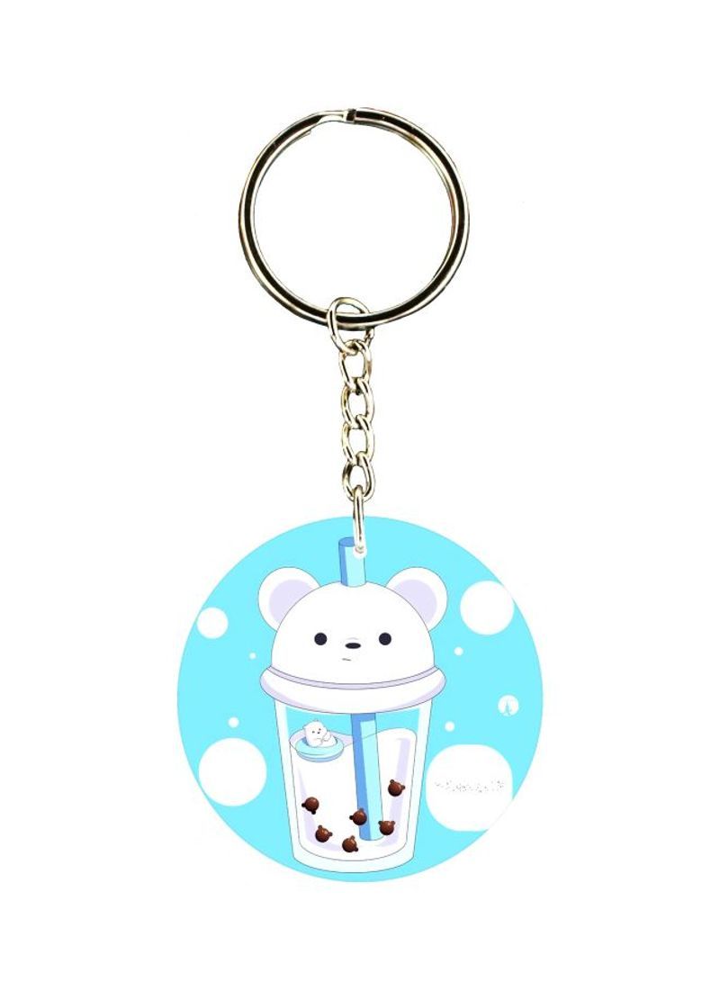 Sippy Cup Printed Keychain