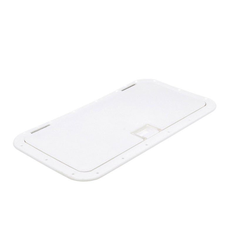 Seachoice Handle Hatch, Arctic White, 10 in. X 20 in., Stainless Steel Hinge - Image 5