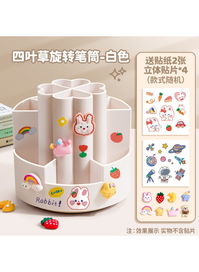 Reverse Pen Holder Creative High And Low Separation Rotatable Multi-functional Simple Modern Storage Container Children's Stationery Light Luxury Storage Box - Image 1