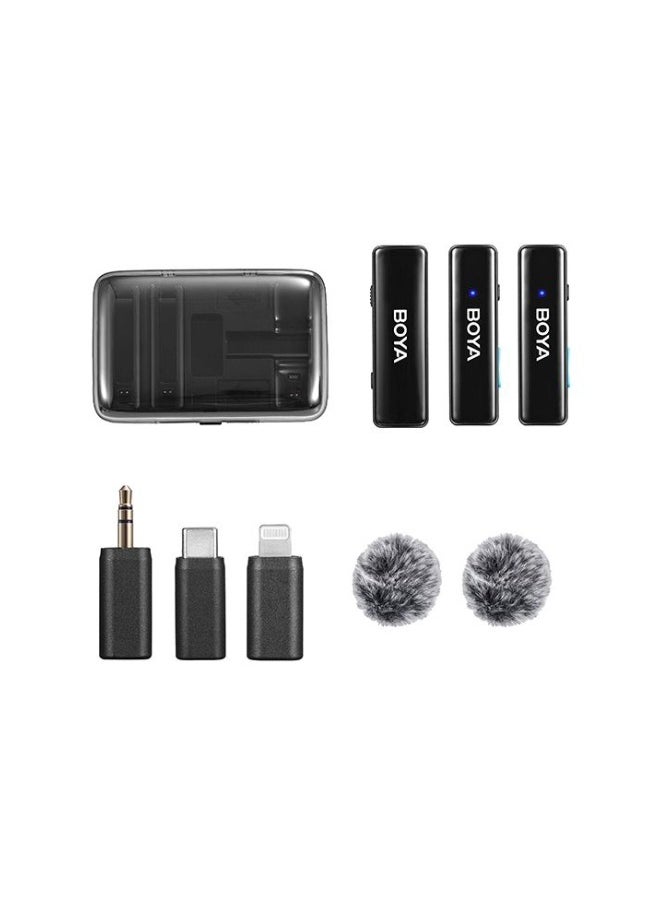 BOYALINK All-in-One 2.4GHz Dual-Channel Wireless Microphone System