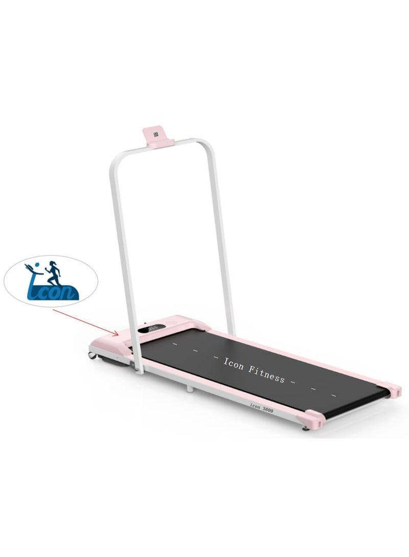 Icon 3100 Walking Pad Treadmill Bearing Remote Control All Measurements Display Compact Easy Storage Up To 90 Kg