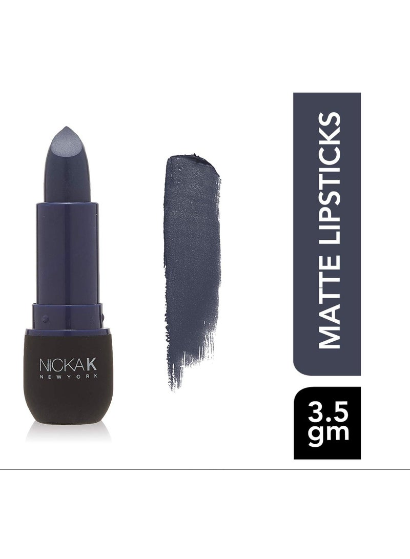 Nicka K أحمر شفاه نيك كيه مات، أسود NMS 15 - Image 1