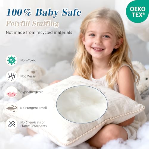 Jecqbor 5lbs/80oz Soft Polyfill Stuffing, Fluffy Pillow Stuffing Filling for Pillow, Couch Cushion, Cloud Project, Stuffed Animal, Craft, Clean Polyester Fiberfill for Crochet, Pet Bed, Plushies - Image 4