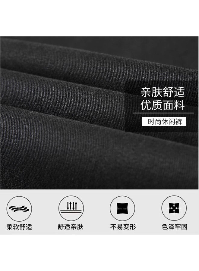 FOLUNSI men's Stretch Relaxed Fit Casual Pants - Comfortable Elastic Waist Business Chinos In Plus Sizes - Image 5
