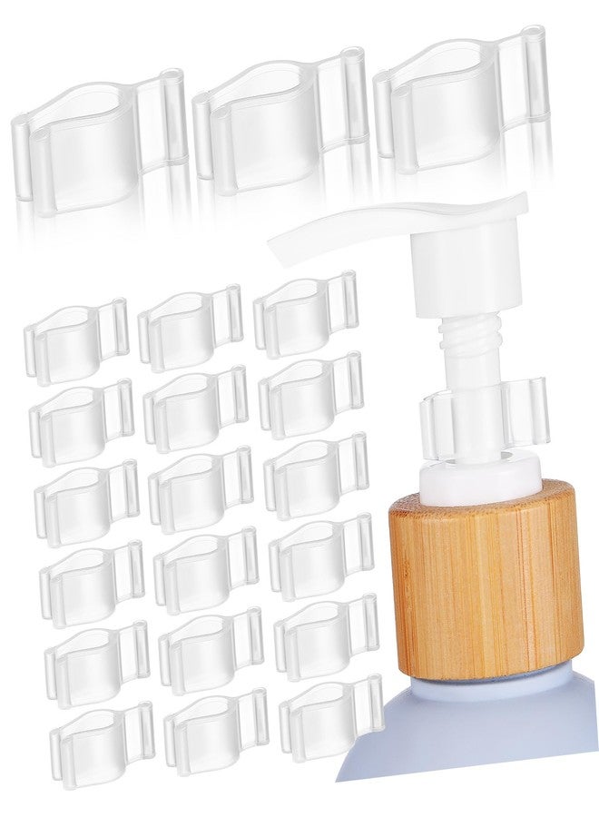 BESPORTBLE 30Pcs Makeup Bottle Pump Head Buckle Clips Leakproof Pp Plastic Dispenser Lock for Cleansing Oil and Lotion Bottles Easy to Install and Remove - Image 1