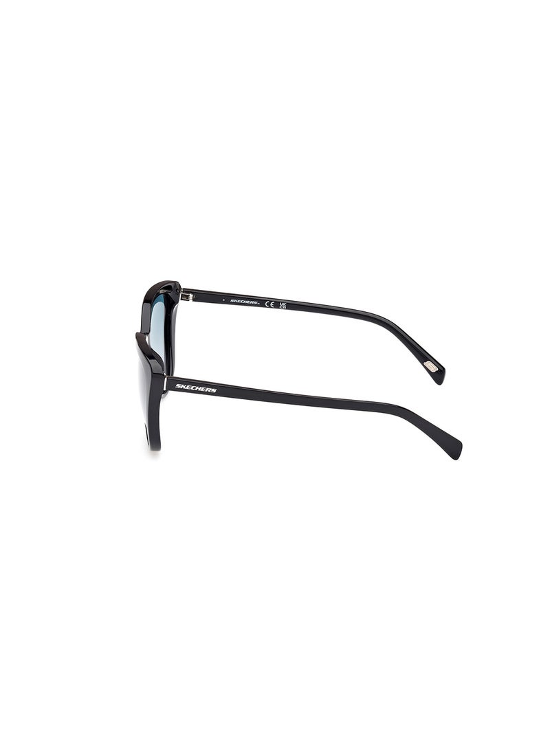 SKECHERS Women's Polarized Cat Eye Sunglasses - SE629401D55 - Lens Size: 55 Mm  - Image 4