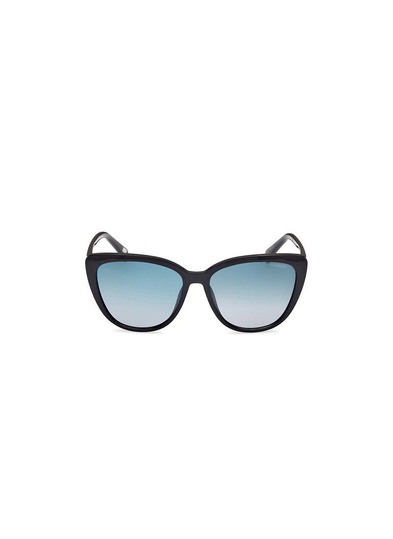 SKECHERS Women's Polarized Cat Eye Sunglasses - SE629401D55 - Lens Size: 55 Mm  - Image 2