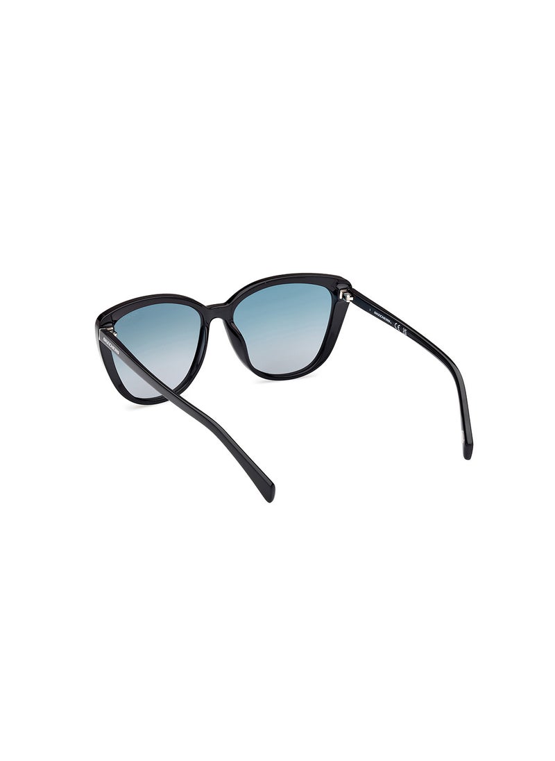 SKECHERS Women's Polarized Cat Eye Sunglasses - SE629401D55 - Lens Size: 55 Mm  - Image 5