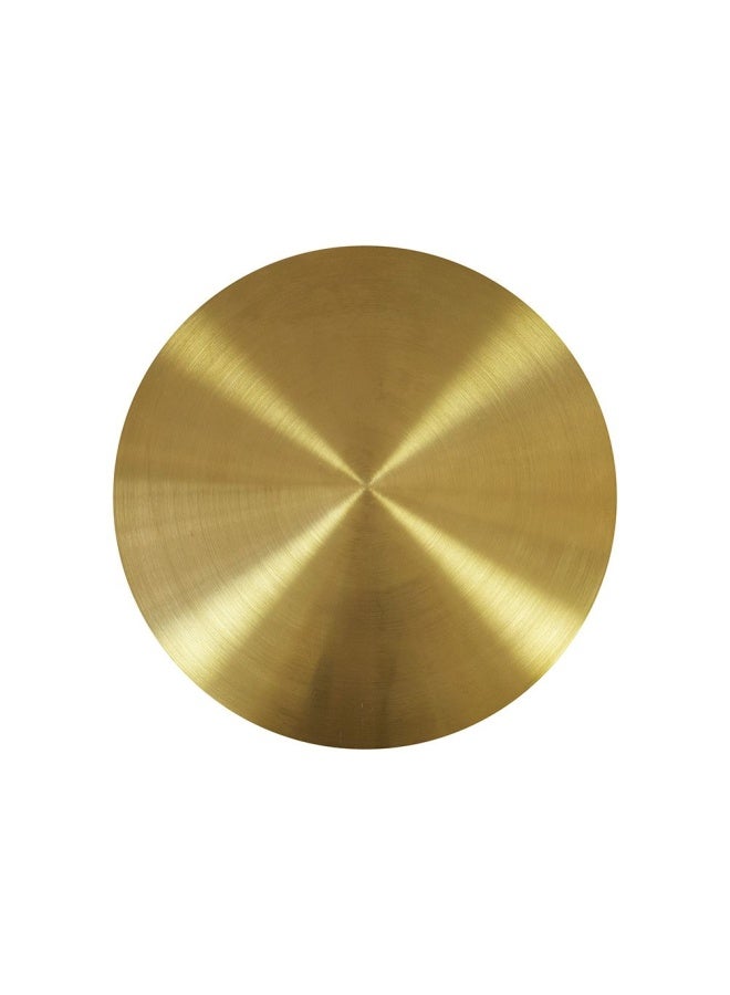 DANUBE HOME طاولة جانبية دائرية دوبلر - ذهبية / سوداء - Image 4