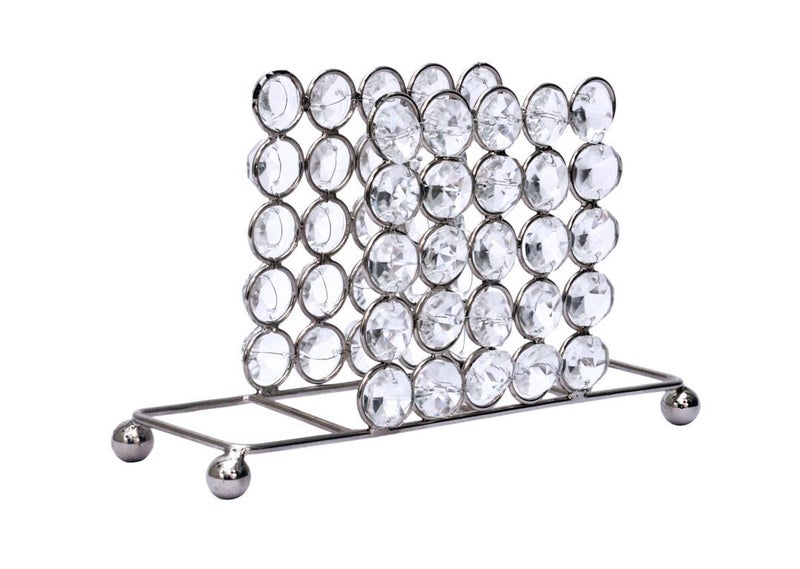 Marigold Stores Gift/Square Clear Glass Crystal Tissue Holder/Crystal Napkin Holder/Tableware Designer Decorative Beautiful - by Marigold Stores® - Image 4