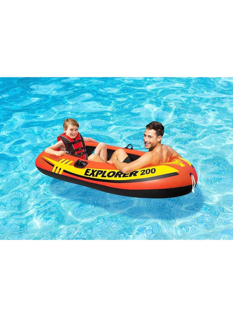 انتكس سلسلة قوارب المستكشف القابلة للنفخ: غرف هوائية مزدوجة – أقفال مجذاف ملحومة – مقابض للإمساك – حبل مقوس – تصميم رياضي - Image 5