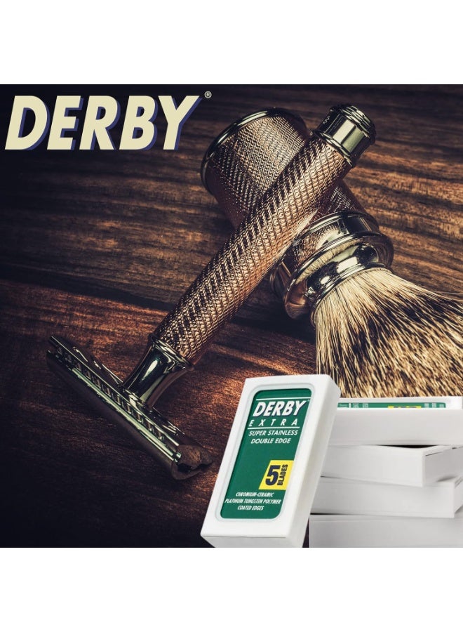 Derby 200 Extra Double Edge Razor Blades - Image 5