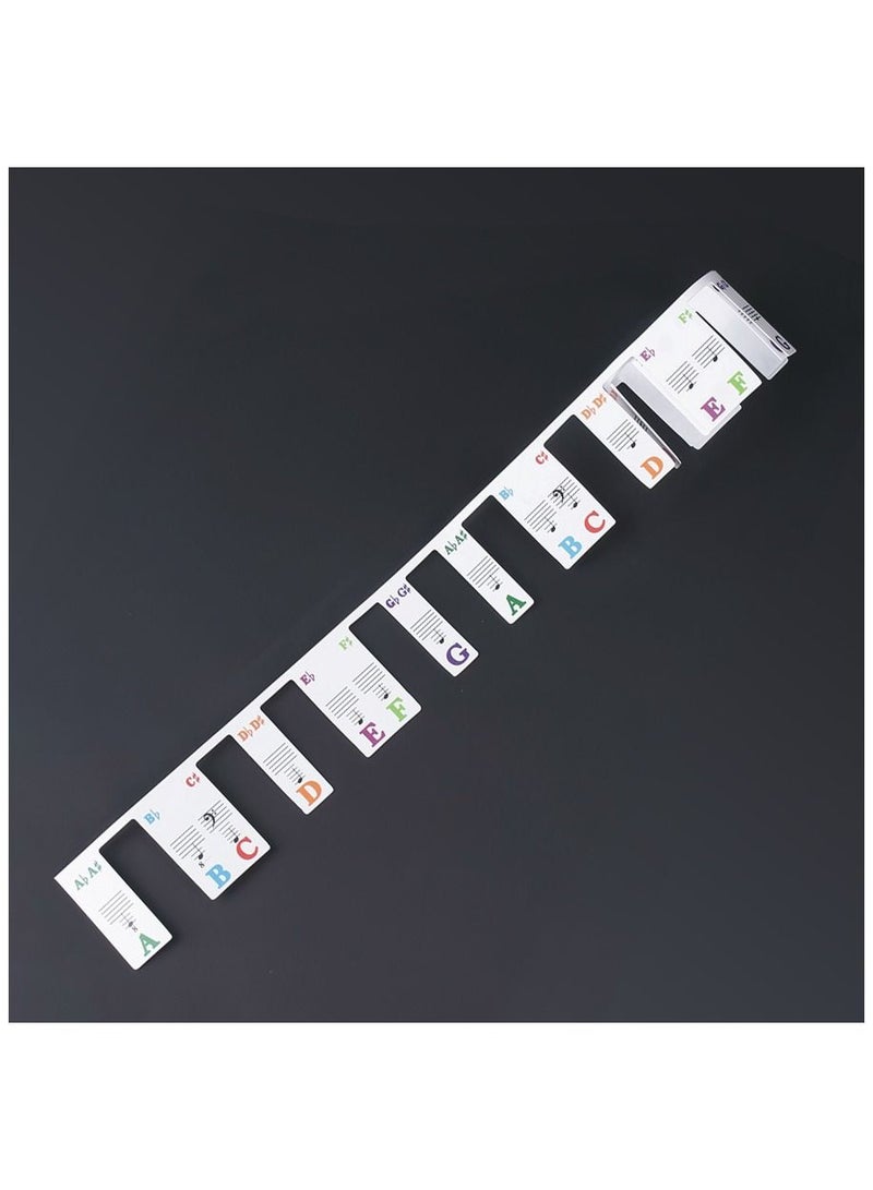 Generic Piano Keyboard Stickers Rake Key Labels Removable for Beginners kids (88 Keys) - Image 5
