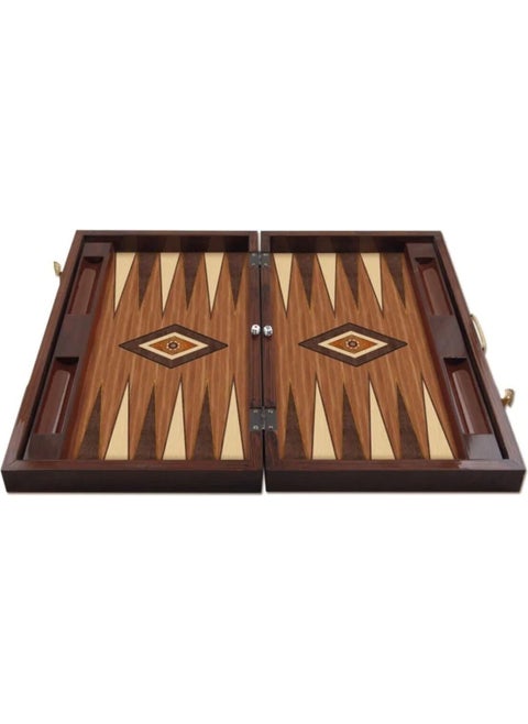 Personalized Backgammon with Bag, Wooden Backgammon Set with Checker Holder, Luxury Backgammon Set, Wooden Backgammon with Checker