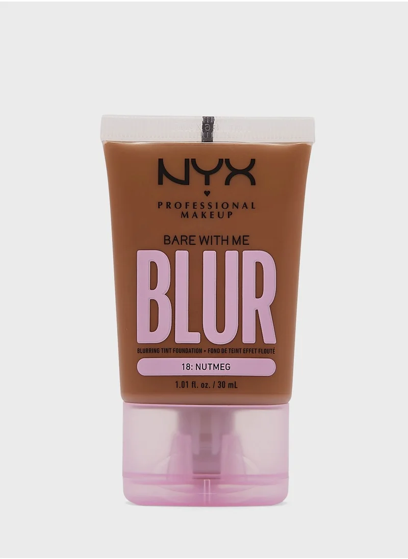 NYX PROFESSIONAL MAKEUP Bare With Me Blur Tint Foundation - Nutmeg