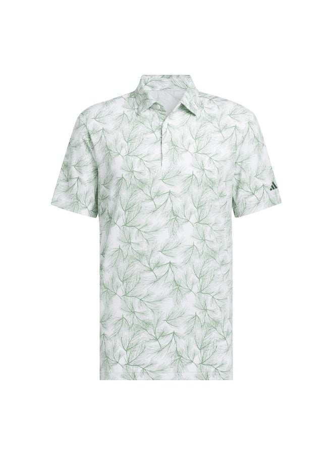 Adidas Adidas Ult365 Pine Prt White Golf Polo Shirts For Men S - Image 2