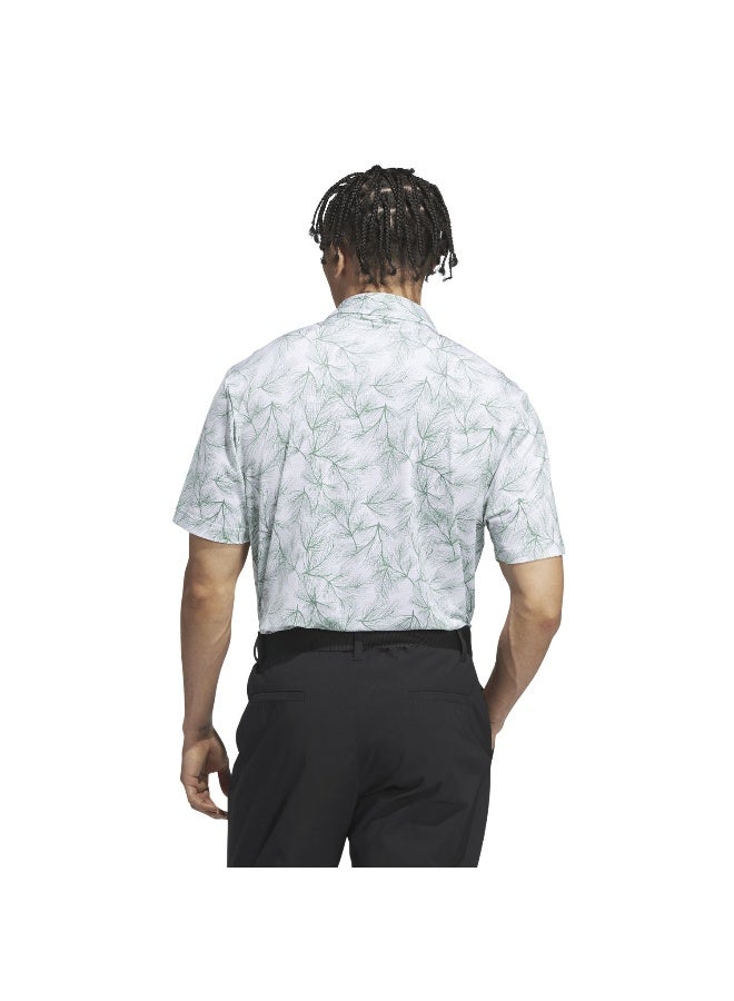 Adidas Adidas Ult365 Pine Prt White Golf Polo Shirts For Men S - Image 5