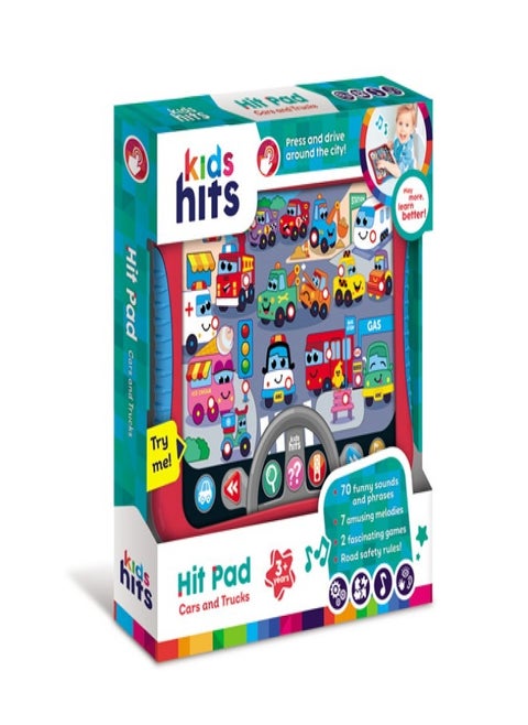 Kids Hits Hit Pad Cars and Trucks