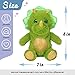 Hopearl Talking Dinosaur Repeats What You Say Nodding Electric Interactive Animated Toy Speaking Plush Buddy Gift for Toddlers Green 8 - Image 4
