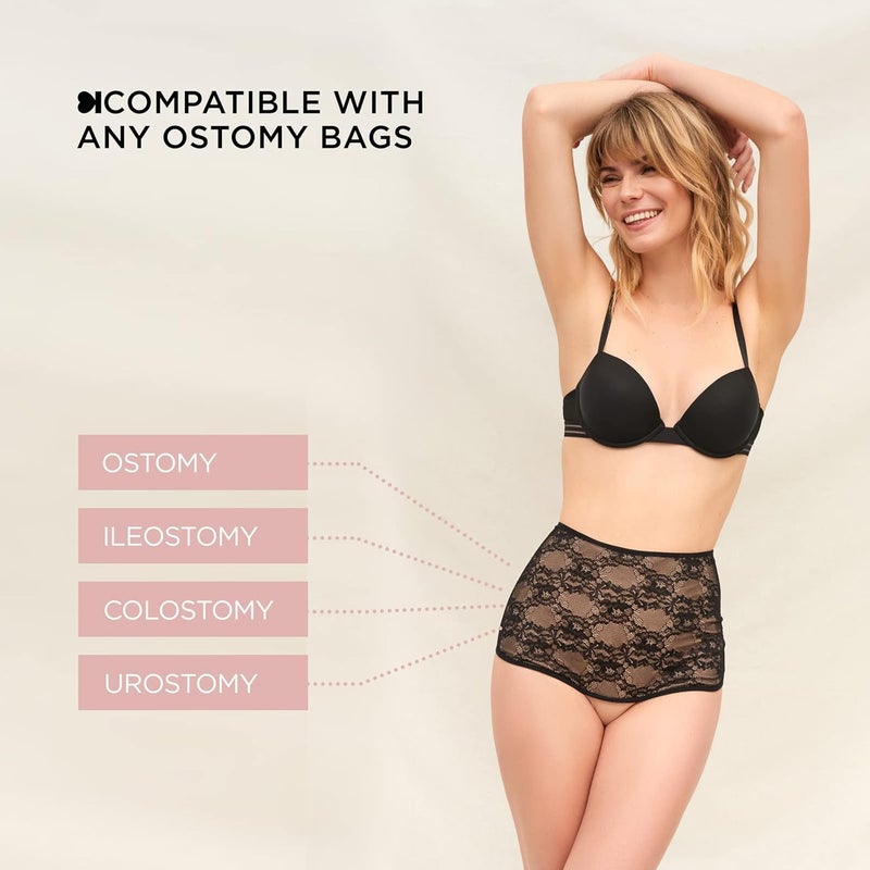 SIIL Ostomy Lingerie Ostomy Underwear for women Ostomy Clothing Ileostomy wrap Colostomy bag covers Made in Europe - Image 4