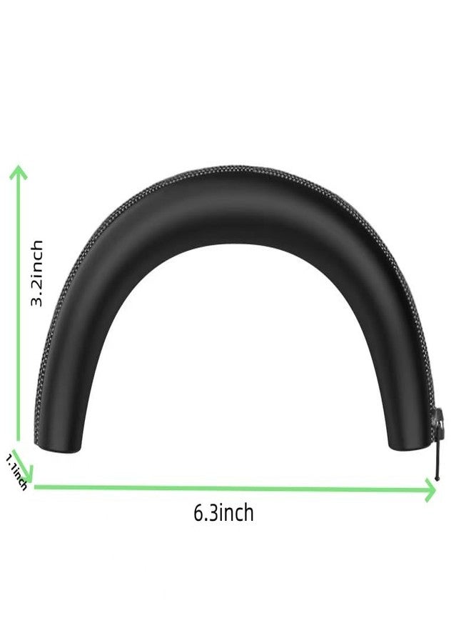 Wiki VALLEY Silicone Protective Cover Set for Sony WH-1000XM6, 3-in-1 Headband Earpad Earcup Covers, Black - Image 3