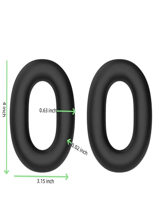 Wiki VALLEY Silicone Protective Cover Set for Sony WH-1000XM6, 3-in-1 Headband Earpad Earcup Covers, Black - Image 4